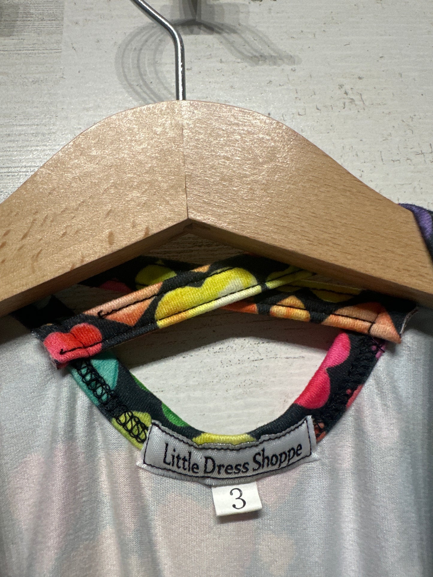 Heart Romper Little Dress Shop Size 3 VGUC