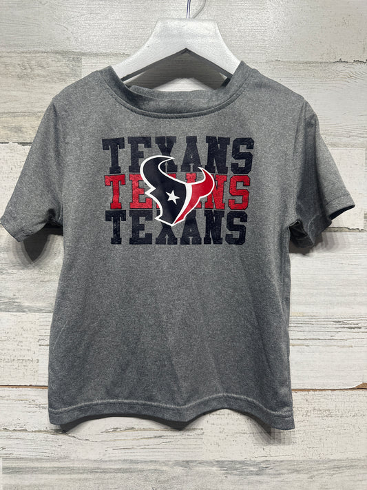 Size 4t NFL Apparel Houston Texans Football Grey Drifit Shirt - Very Good Used Condition