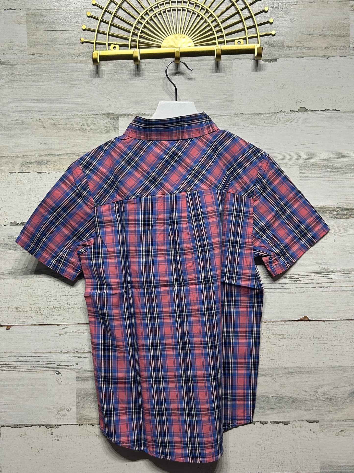 Boys Size 10 Tronjori Plaid Shirt - New With Tags