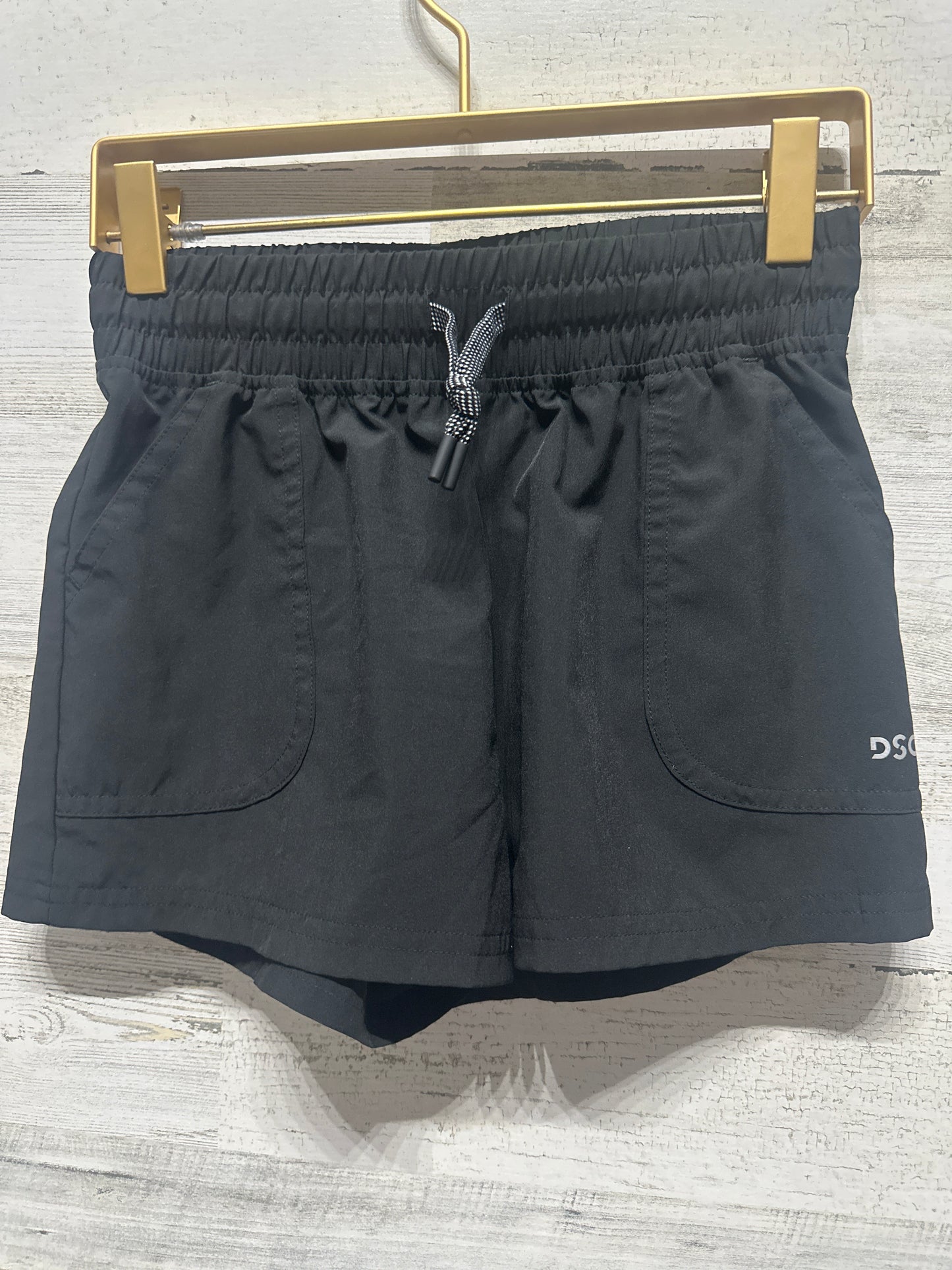 Girls Size 10/12 Medium DSG Black Active Shorts - Very Good Used Condition