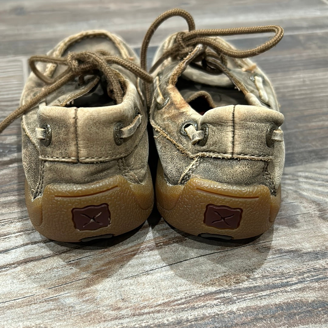 Boys Size 12.5 (Little Kid) Twisted X Youth Casual Driving Moc Shoes - Play Condition