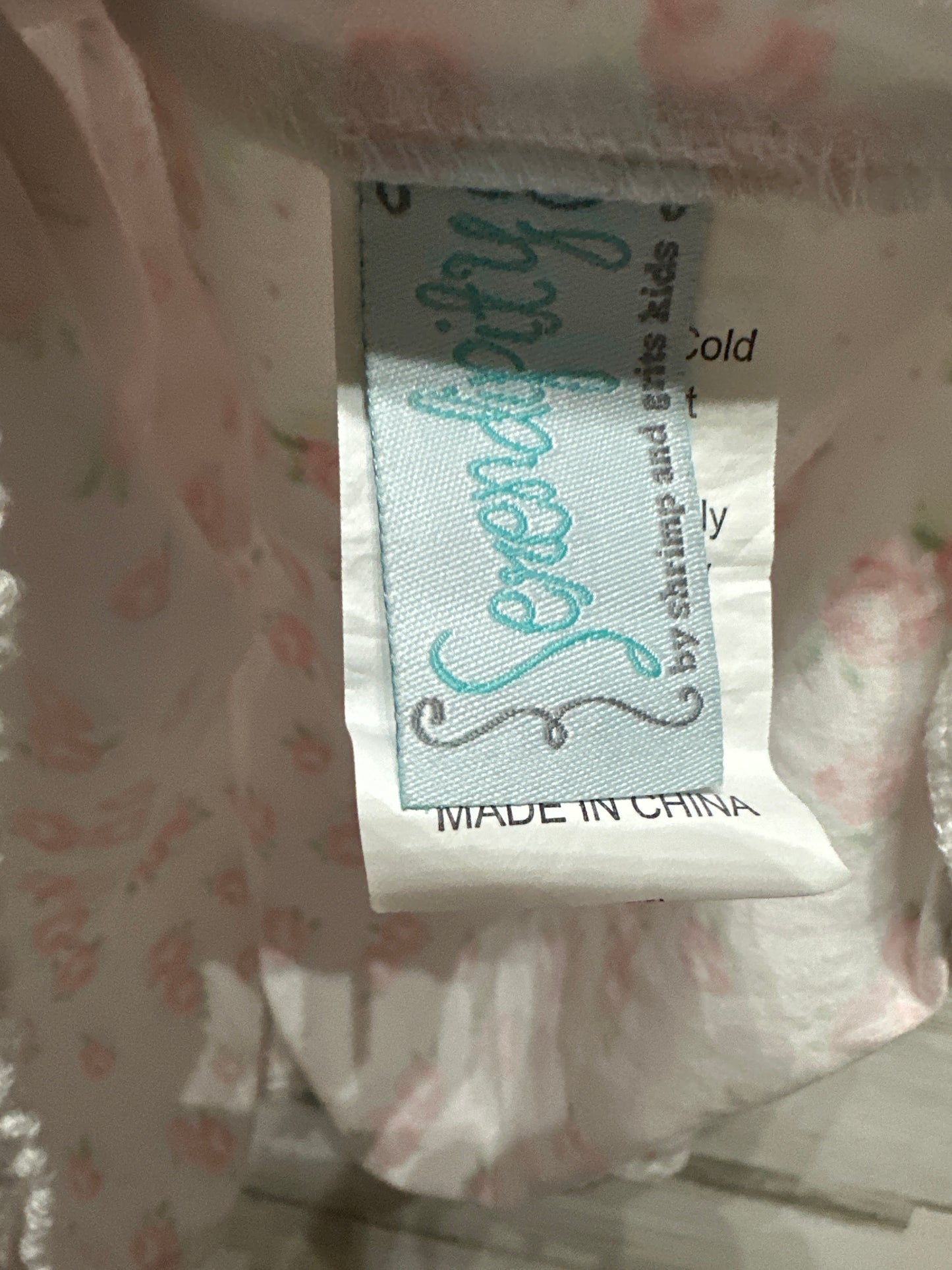 Girls Size 7-8 Serendipity Floral Dress - Very Good Used Condition