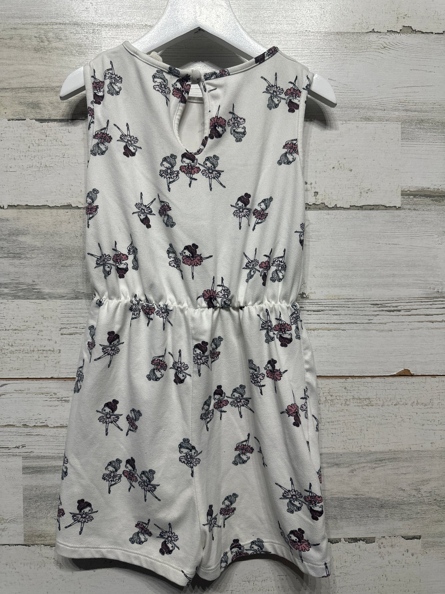 Girls Size 6 Emma & Elsa Ballerina Romper - Good Used Condition