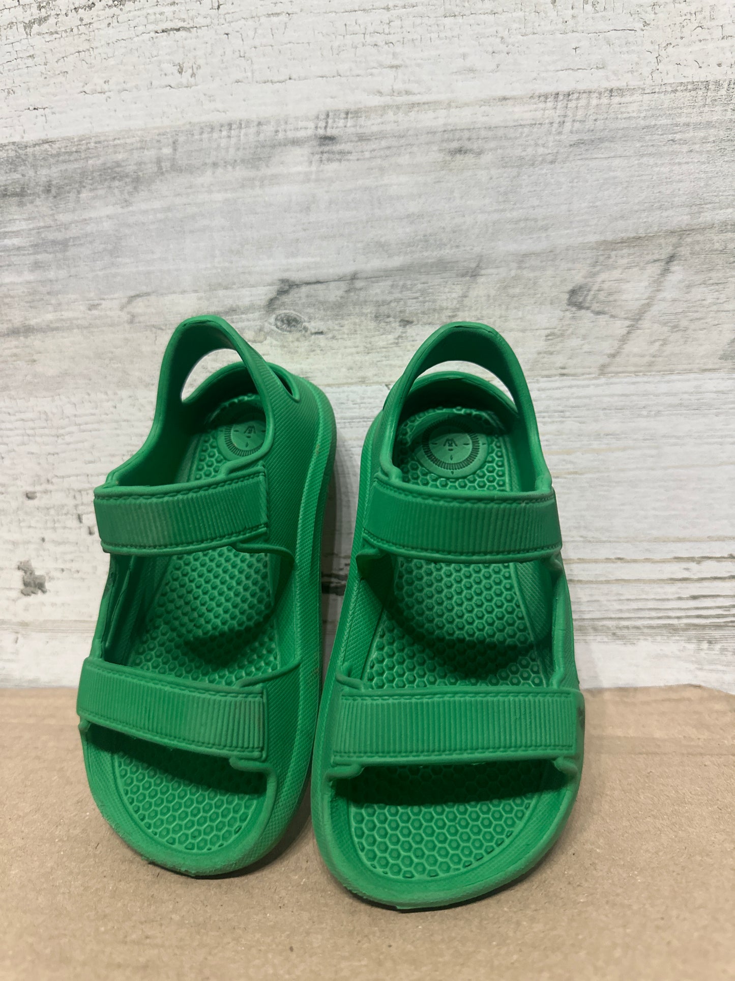 Size 9/10 (Toddler) Totes Green Sandals - Good Used Condition*