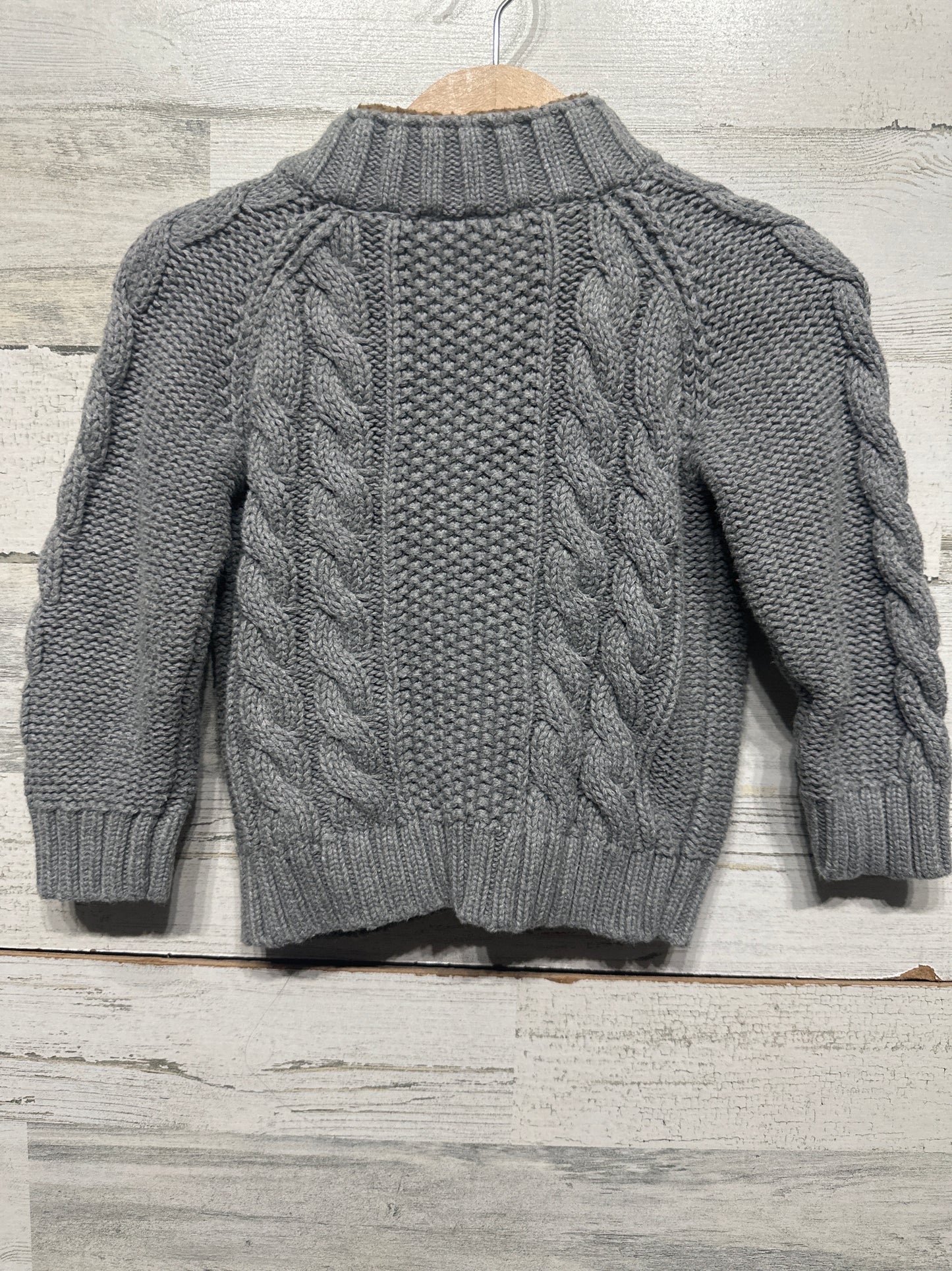 12-18m Baby Gap Grey Sweater Cardigan - Very Good Used Condition