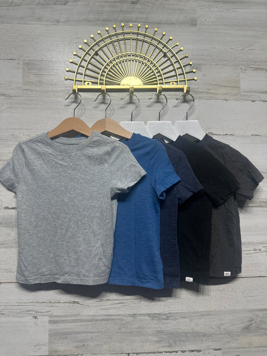 Size 3t Solid Color Shirt Lot (5 Pieces) - Very Good Used Condition