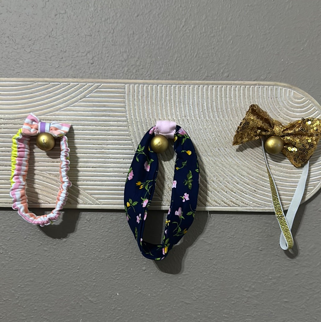 Girls 3-12m headbands (set of 3) - good used condition