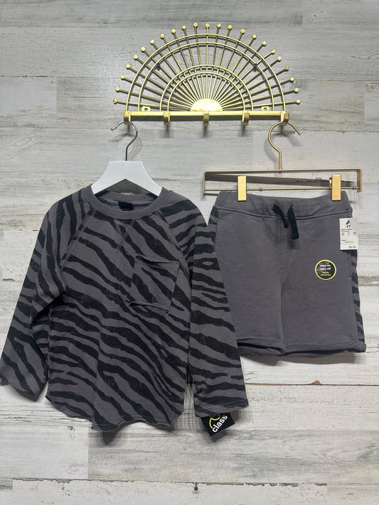 Size 4t Art Class Grey Tiger Two Piece Outfit Set - New With Tags