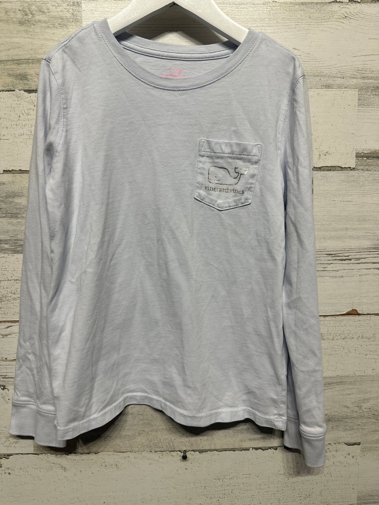 Girls Size 7-8 Small Vineyard Vines Long Sleeve Shirt - Very Good Used Condition