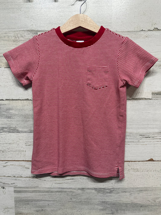 Size 6 Edgehill Red Striped Soft Cotton Shirt - Very Good Used Condition