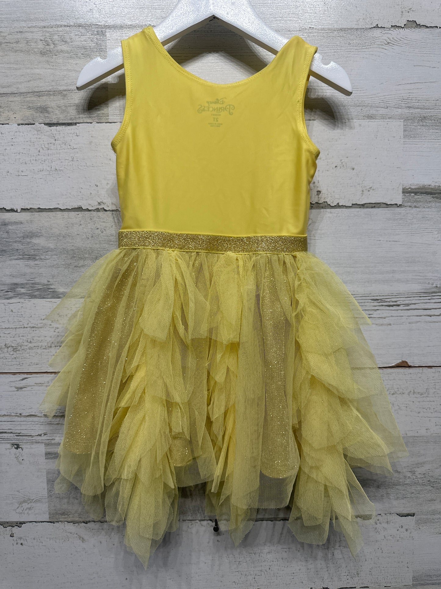 Size 2t Disney Princess Beauty and the Beast Belle Dress - Very Good Used Condition