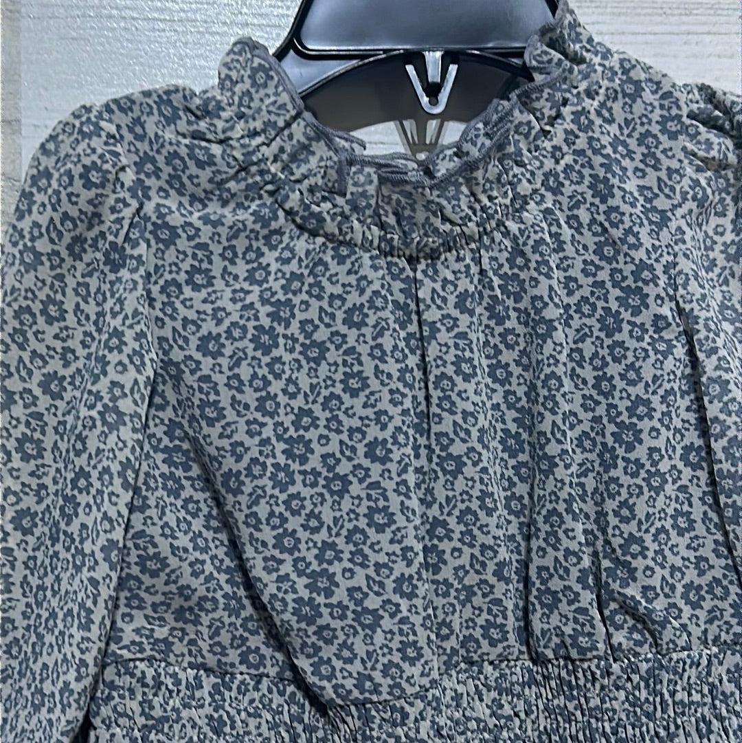 Girls Size 18m Mabel + Honey Blue Floral Print Romper - New With Tags