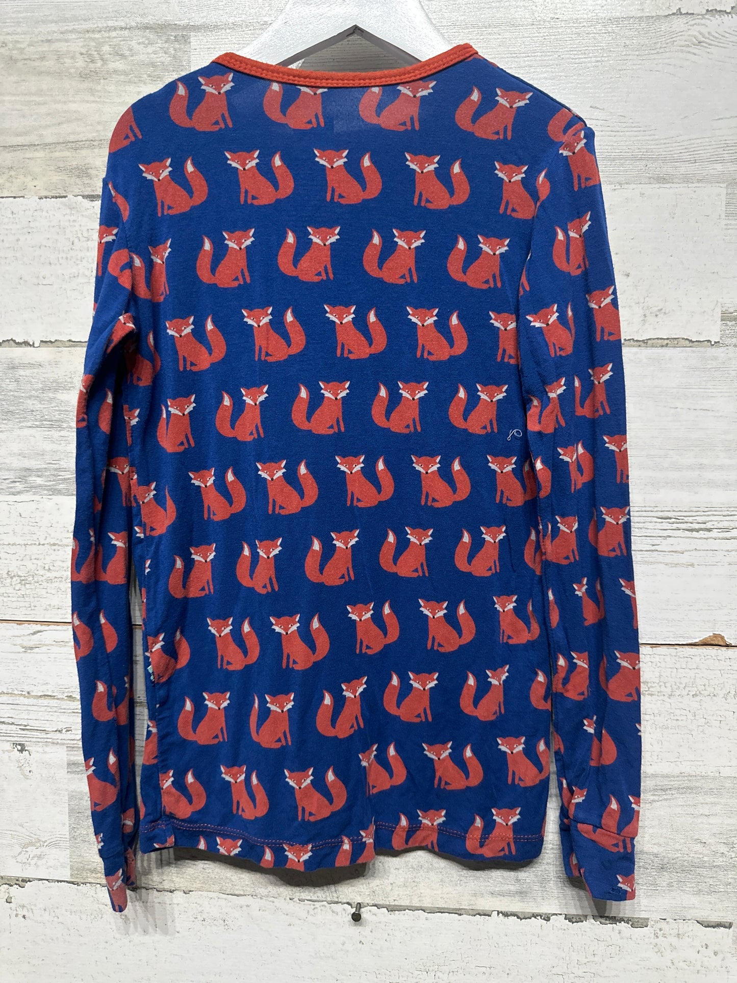 Boys Size 10 Kickee Pants Bamboo Fox Fitted Pajama Top - Very Good Used Condition