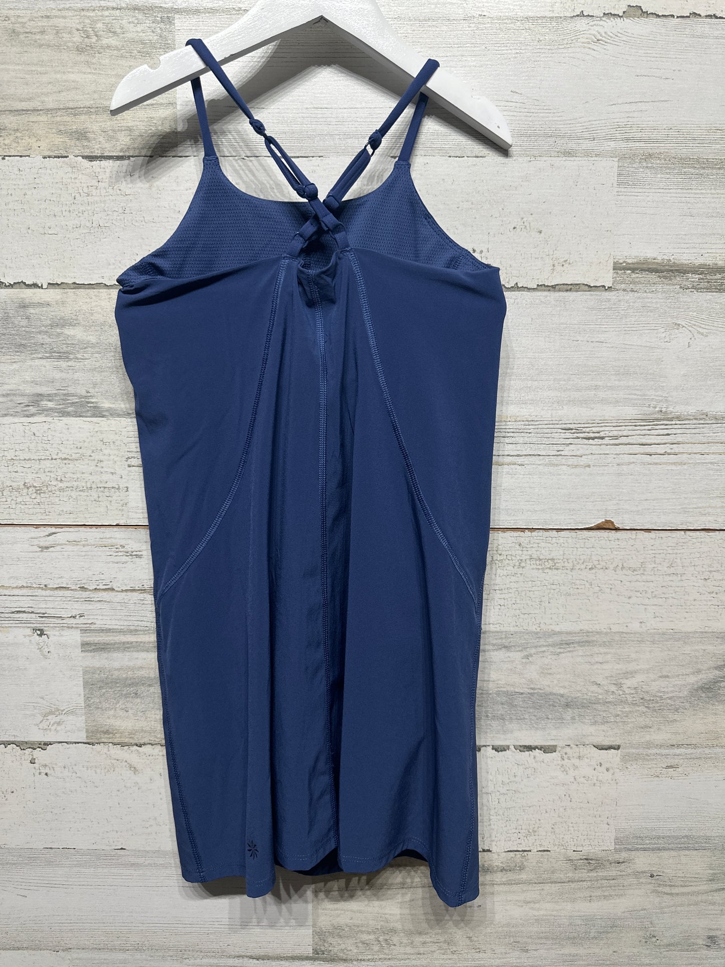 Girls Size 7 (Small) Athleta Girl “Doing The Most” Blue Active Dress (Built in Shorts) - Very Good Used Condition