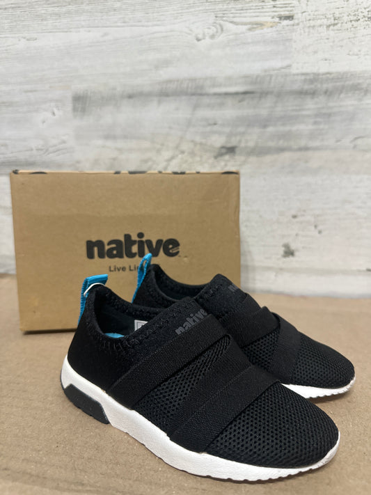 Size 9 (C9)  Toddler Native Phoenix Black Slip On Shoes - New With Tags