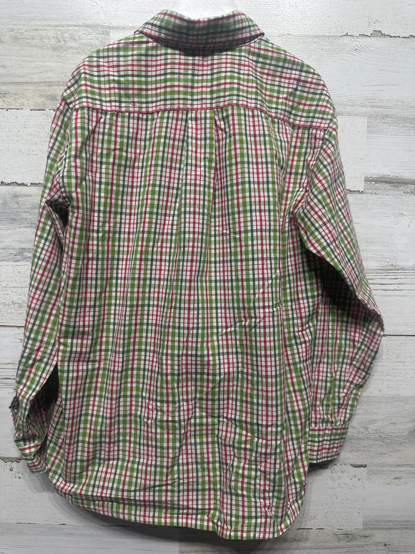 Size 10 J.Bailey Holiday Plaid Roscoe Button Up Shirt - Very Good Used Condition