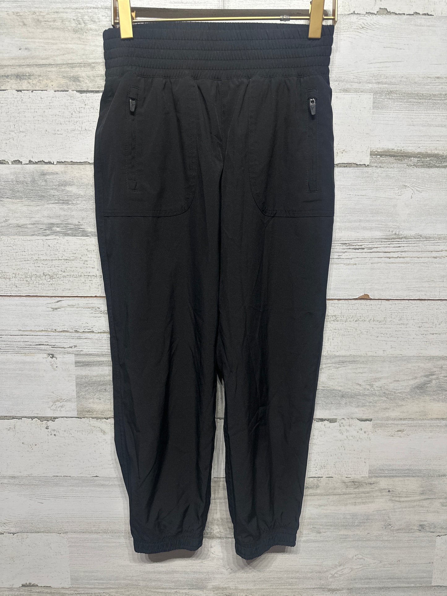 Size 8 (Medium) Old Navy Stretch Tech Black Joggers - Very Good Used Condition