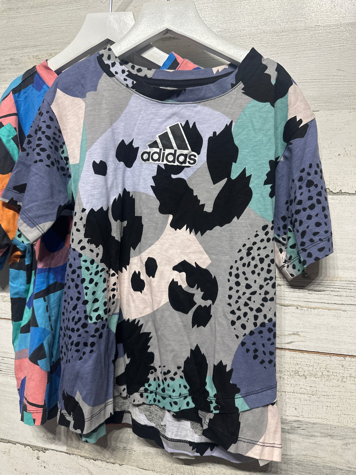 Size 10/12 Adidas Boxy Tee Lot (4 Pieces) - Good Used Condition