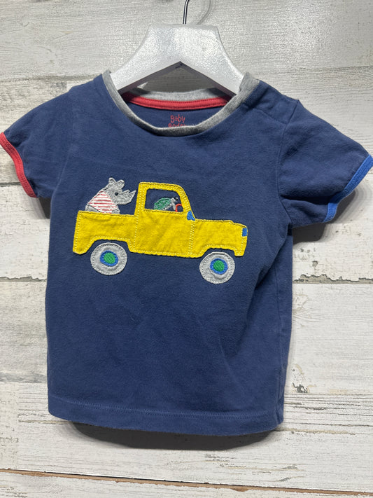 Size 6-12m Baby Boden Applique Shirt - Good Used Condition