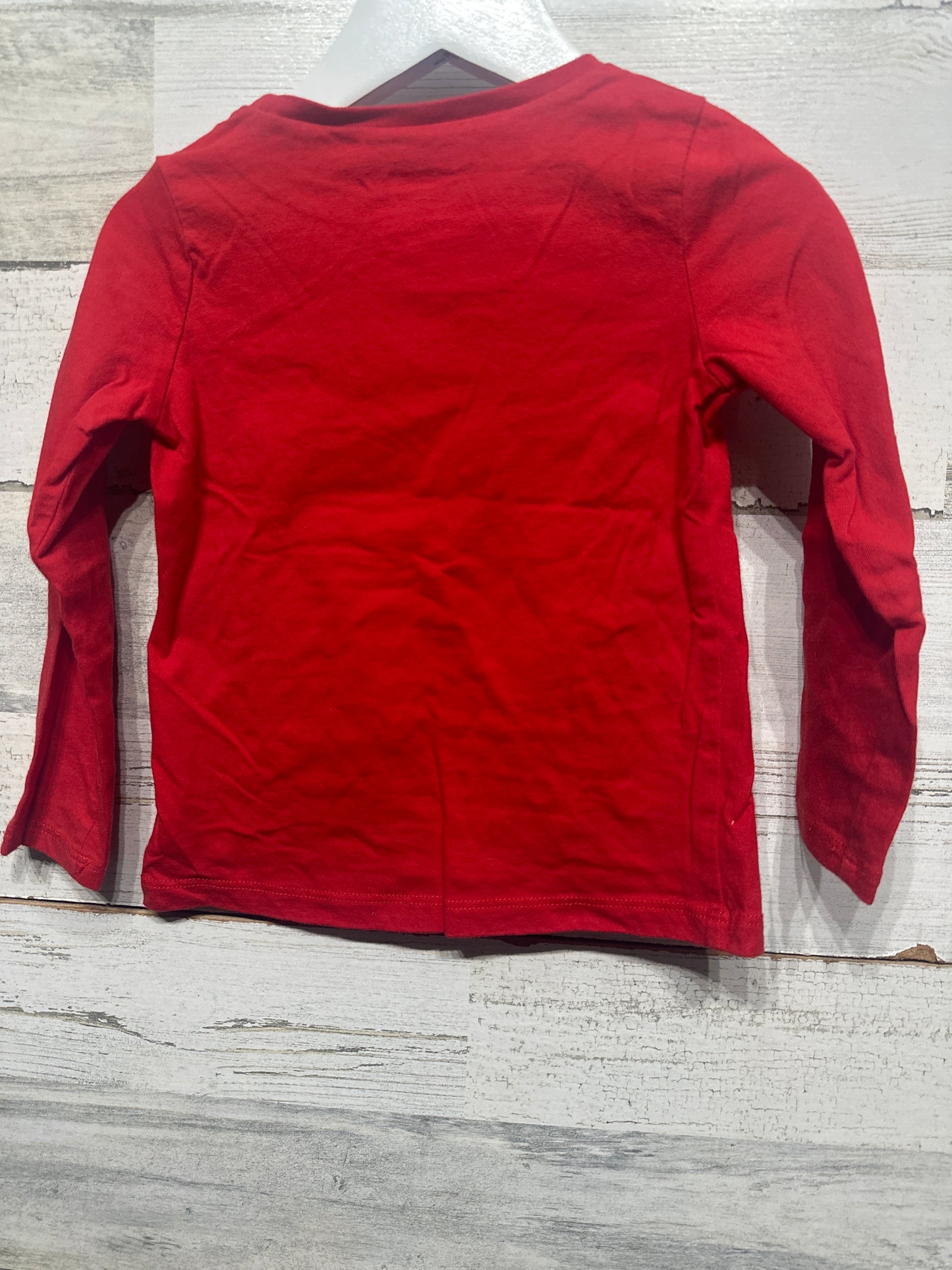 Girls Size 24m Carter’s Santa’s Favorite Long Sleeve Shirt - Very Good Used Condition