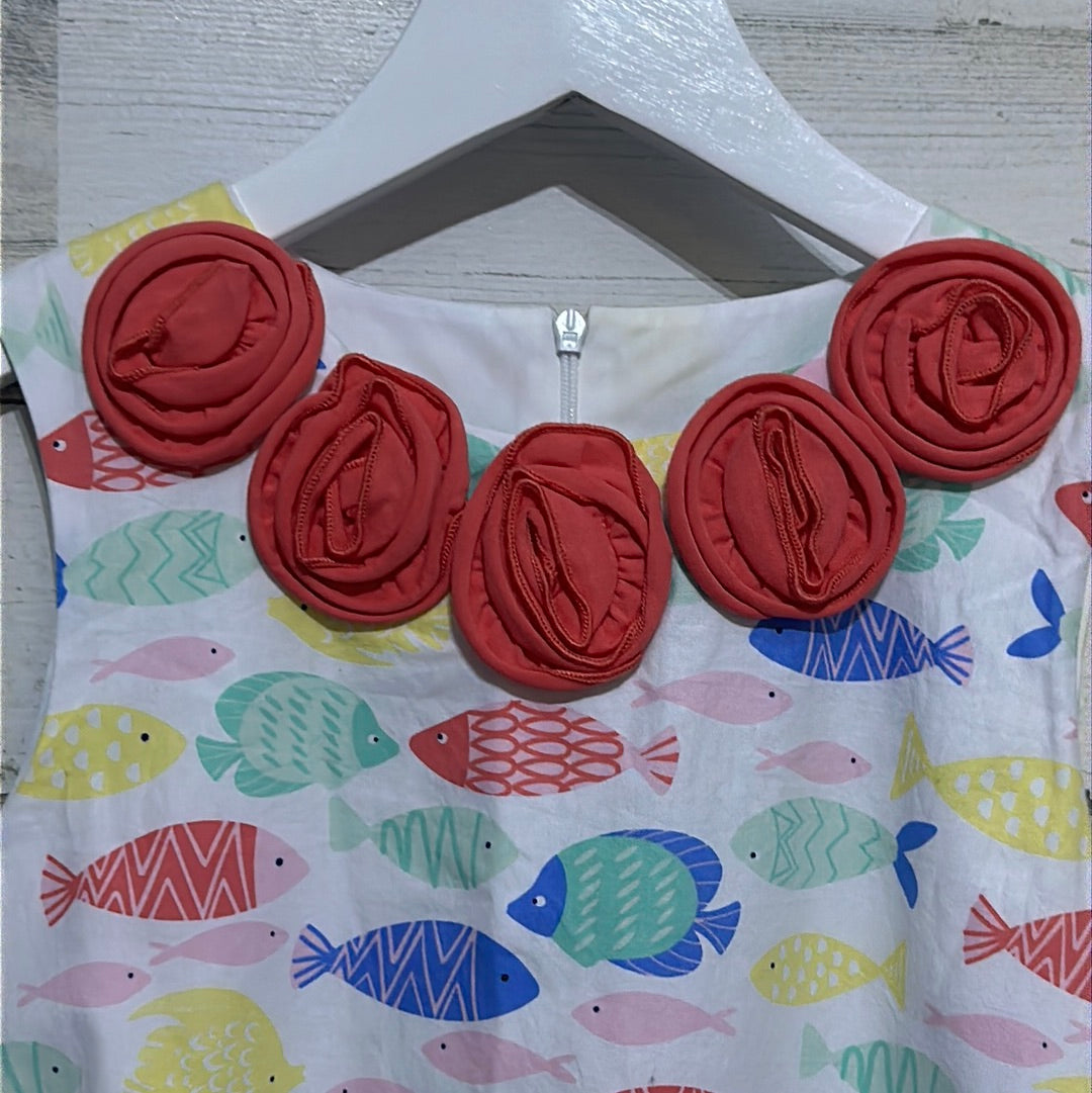 Girls Size 6x Sage and Lilly Fish Dress - New With Tags