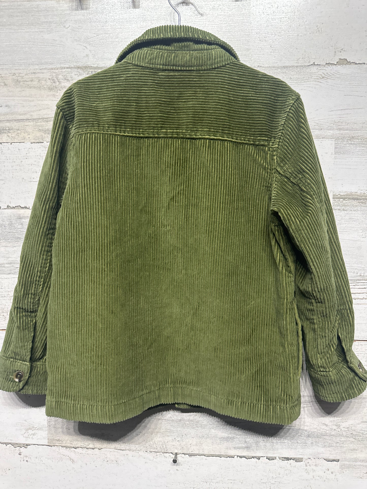 Size 4/5 Cat and Jack Olive Green Cord Jacket - Good Used Condition