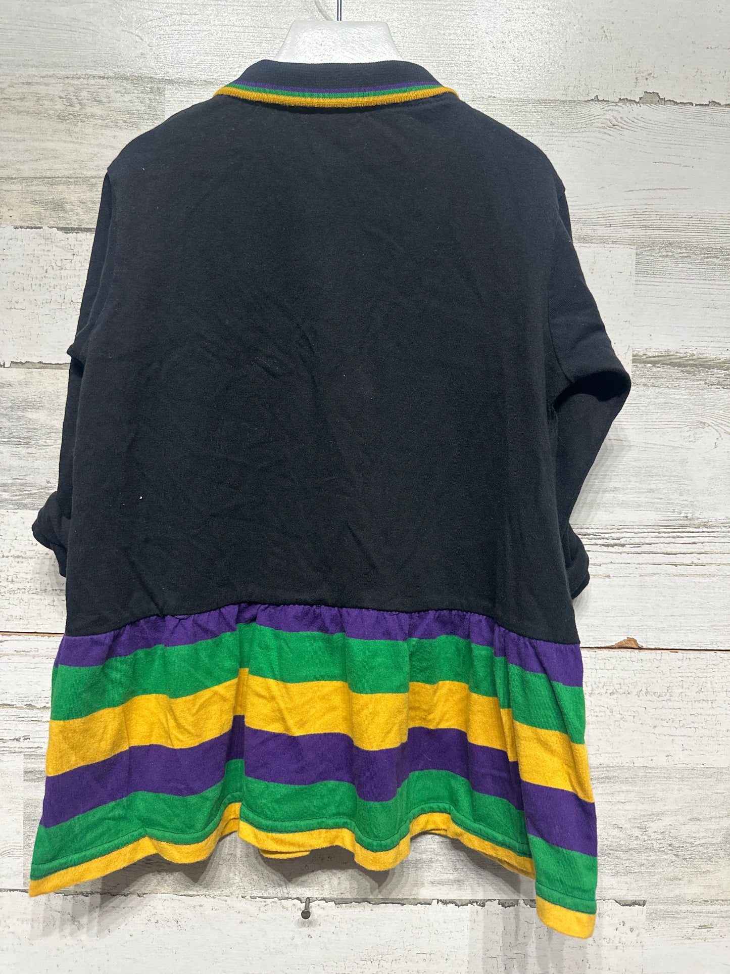 Size Large Child (Fits Like 8/10) Kaplin Mardi Gras Tunic - Good Used Condition