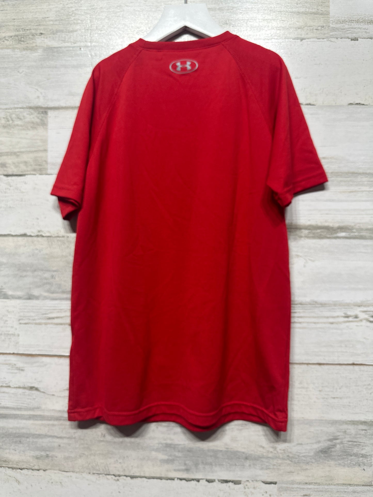 Boys Size Youth Medium Loose Under Armour Drifit Angels Baseball Shirt - Very Good Used Condition