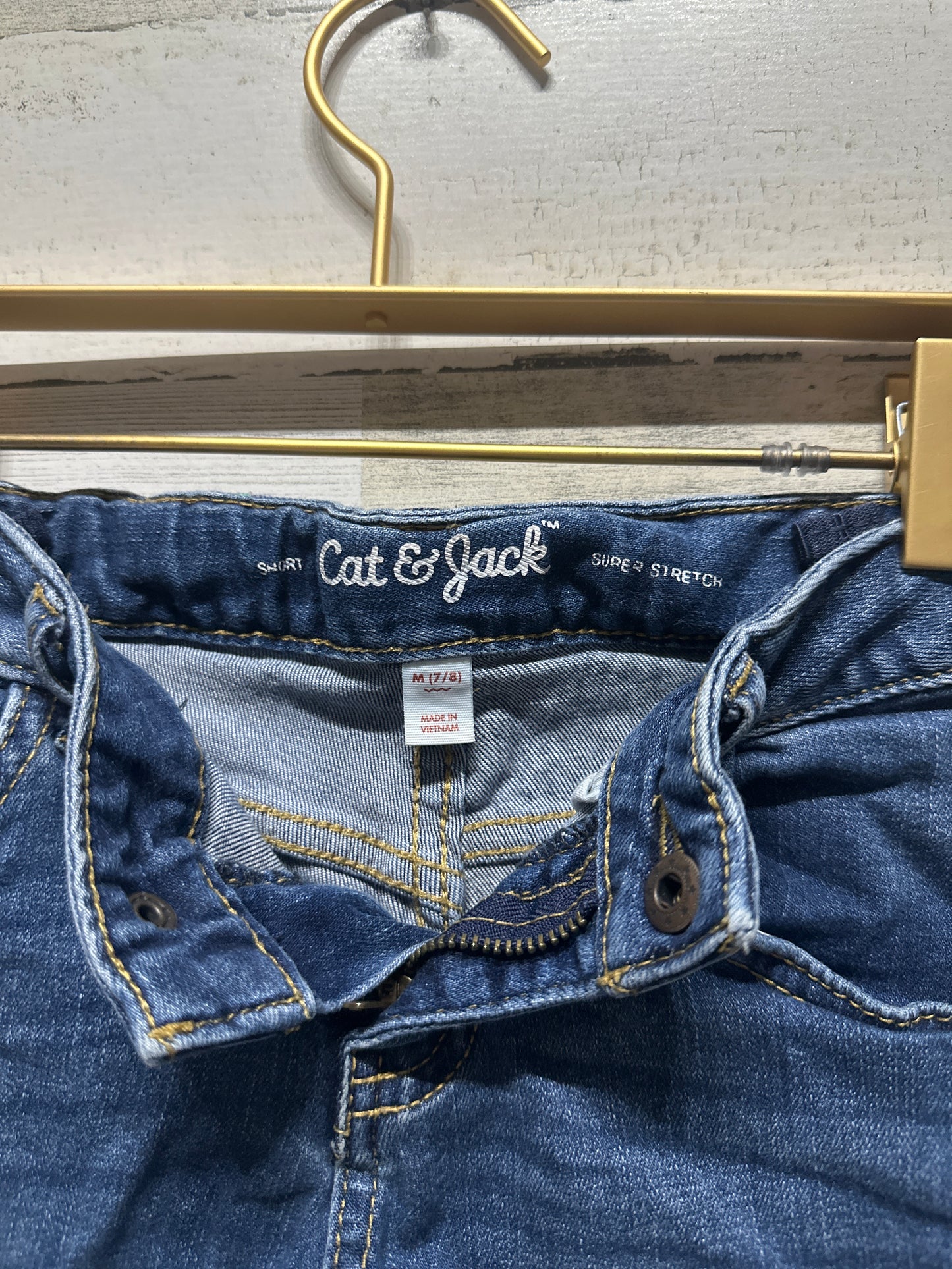 Girls Size 7/8 Medium Cat and Jack Super Stretch Shorts - Very Good Used Condition