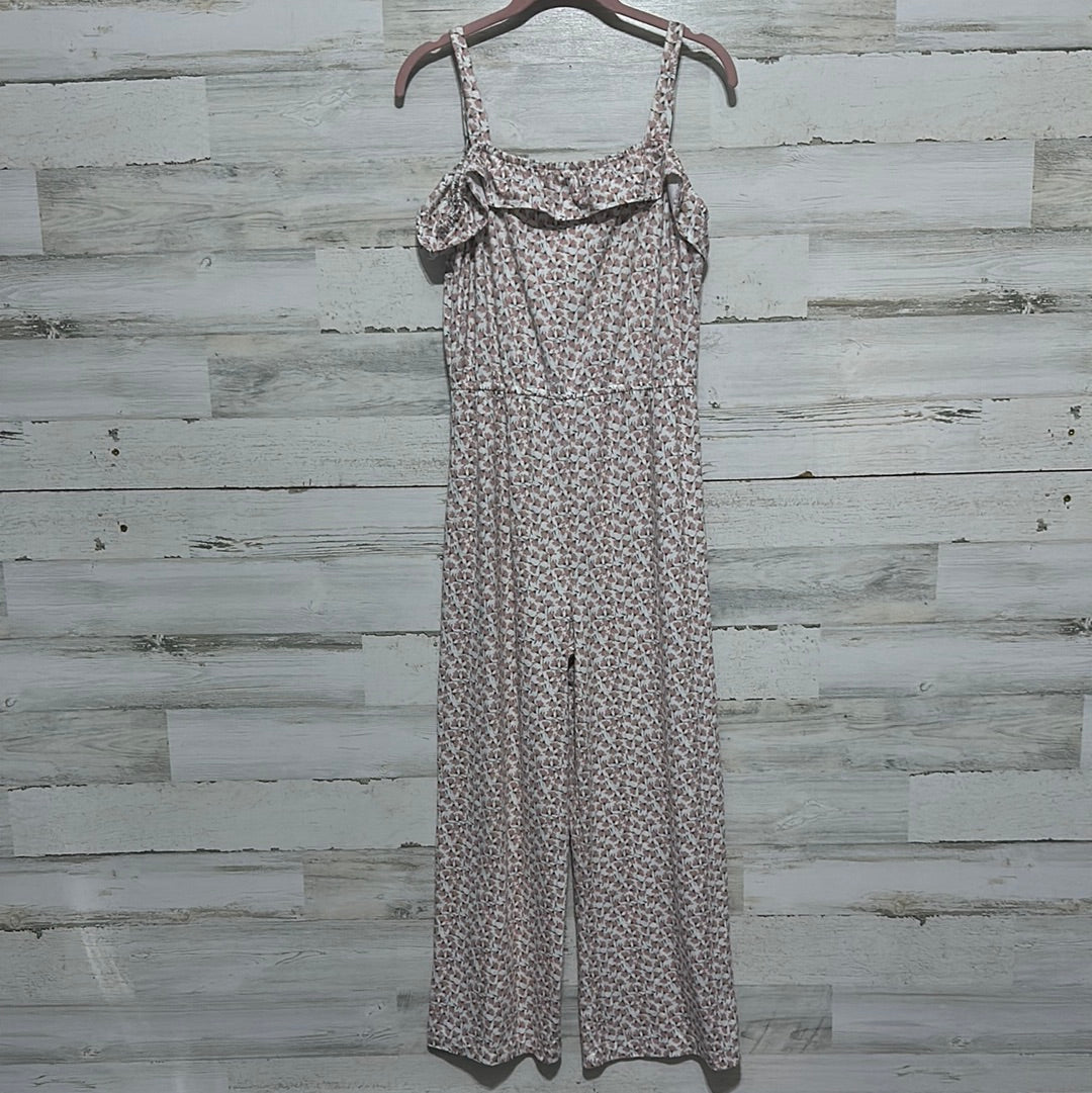 Girls Size XL Copper Key floral jumpsuit - very good used condition