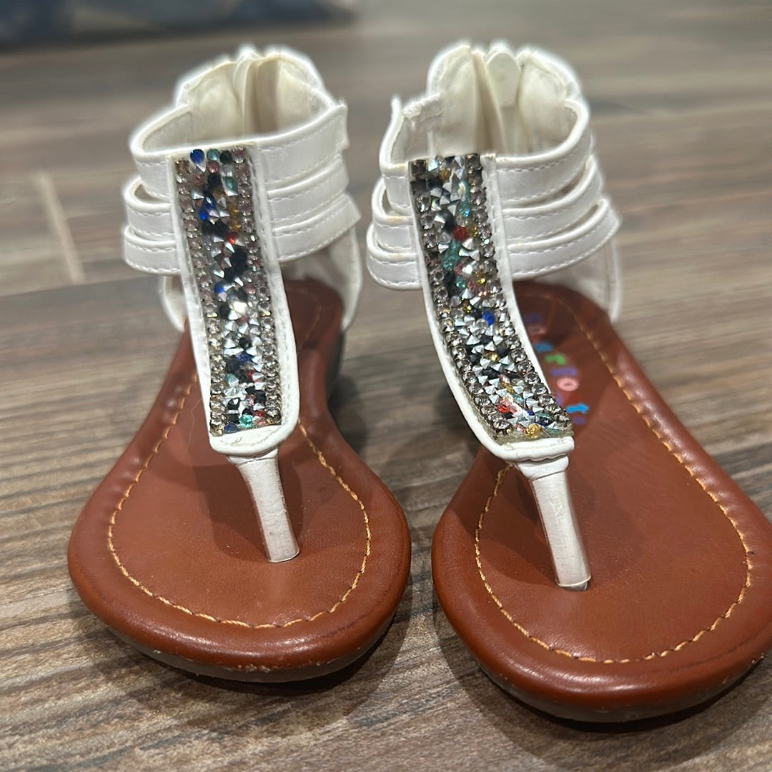 Girls Size 7 (toddler) Sugarfoot Sandals - Very Good Used Condition