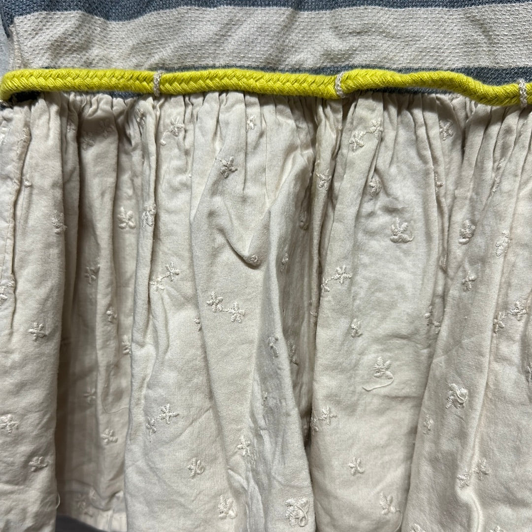 Girls Size 18-24m Zara Striped Dress with Rope Belt - Play Condition