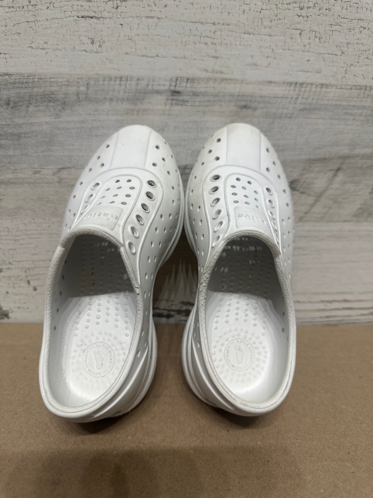 Toddler Size c11 Native White Shoes - Good Used Condition