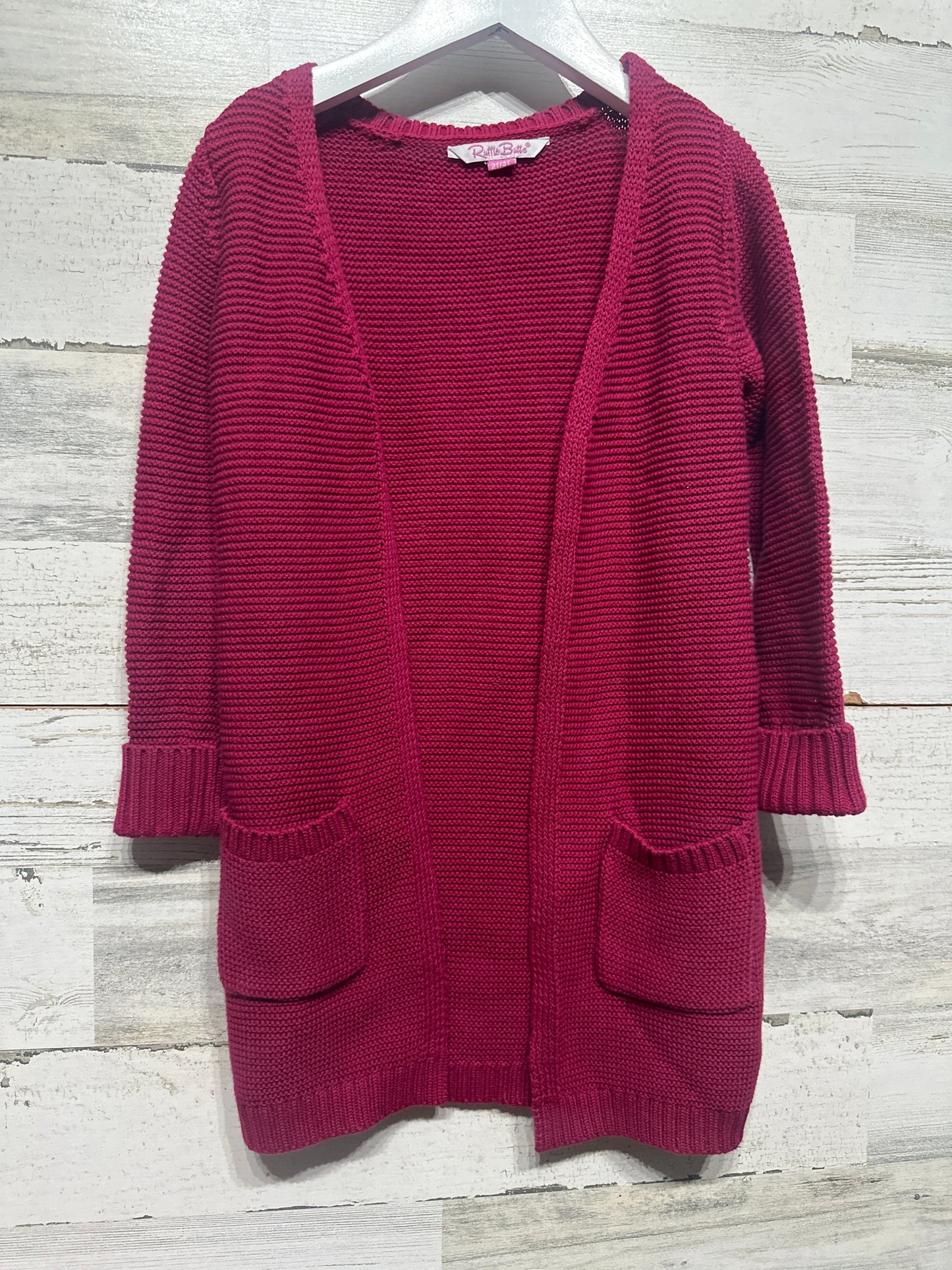 Girls Size 2t-3t Ruffle Butts Cardigan - Good Used Condition