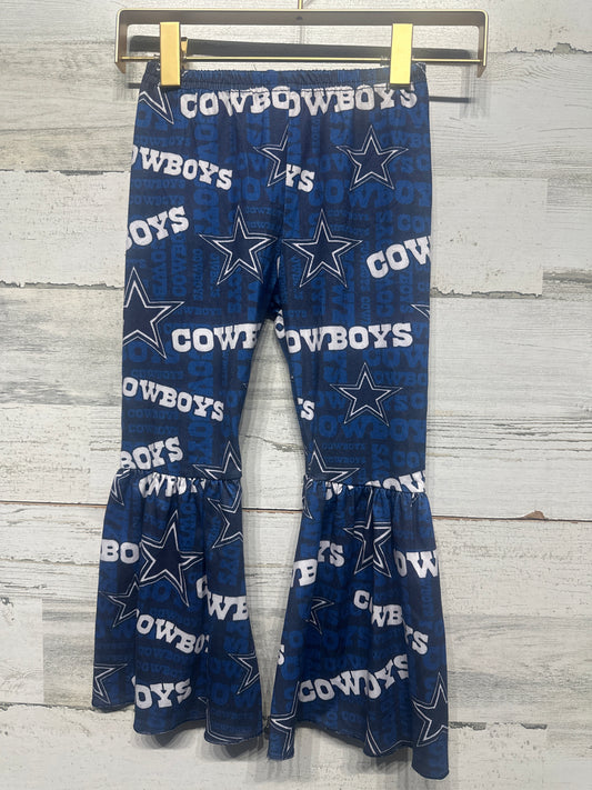 Size 3t Dallas Cowboys Ruffle Pants - Very Good Used Condition