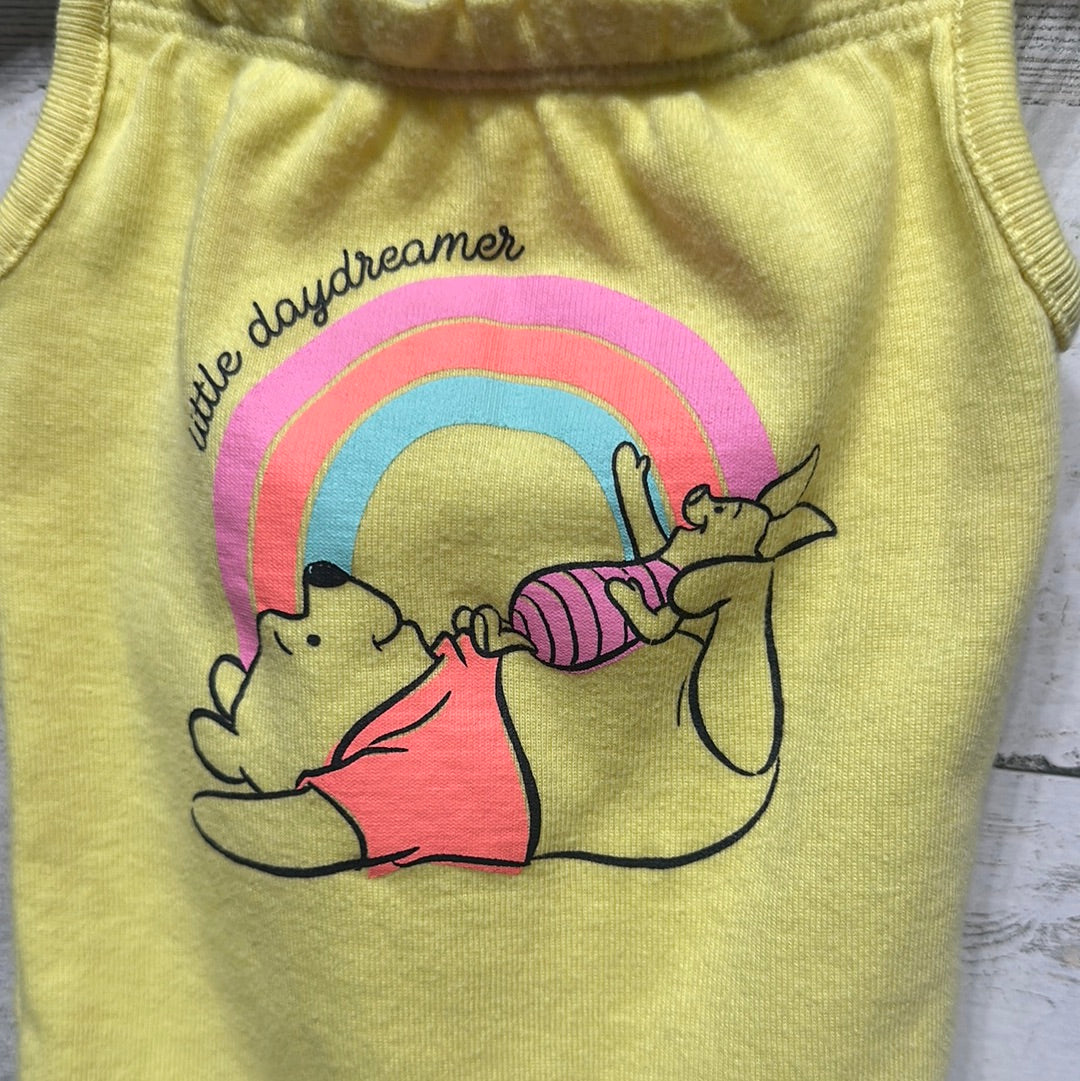 Girls Size 3m Disney Jumping Beans Winnie The Pooh Little Daydreamer Onesie - Good Used Condition