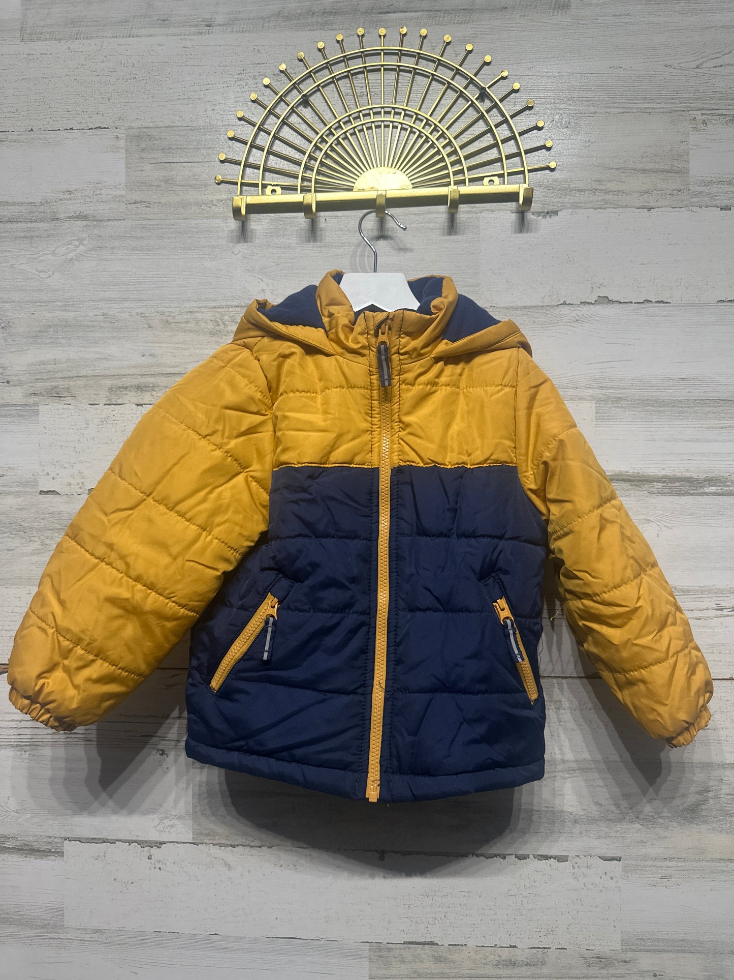 Boys Size 5 Osh Kosh Snowbib and Jacket Set - Good Used Condition