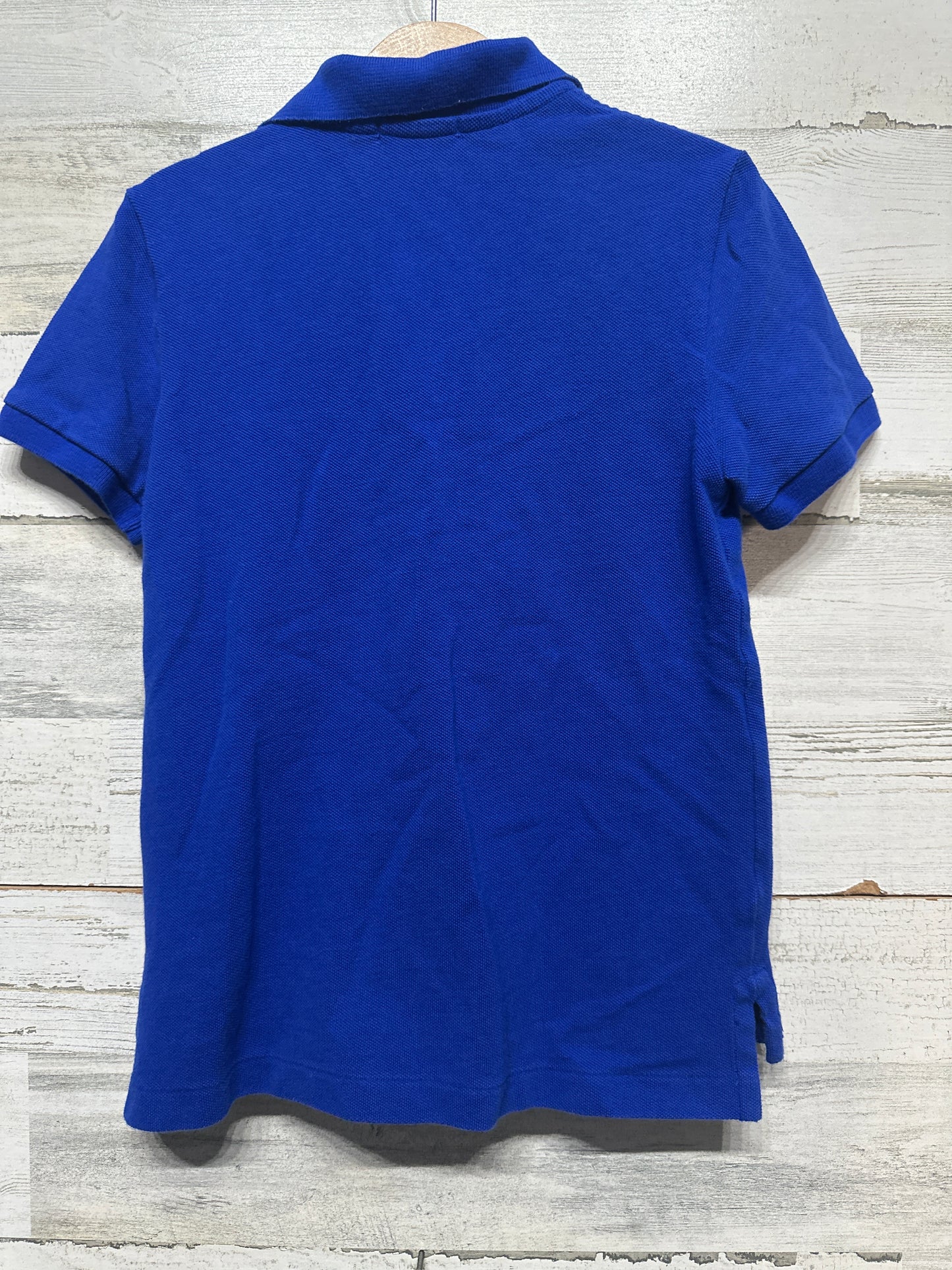 Size 6 Polo Ralph Lauren Blue Polo Shirt - Very Good Used Condition
