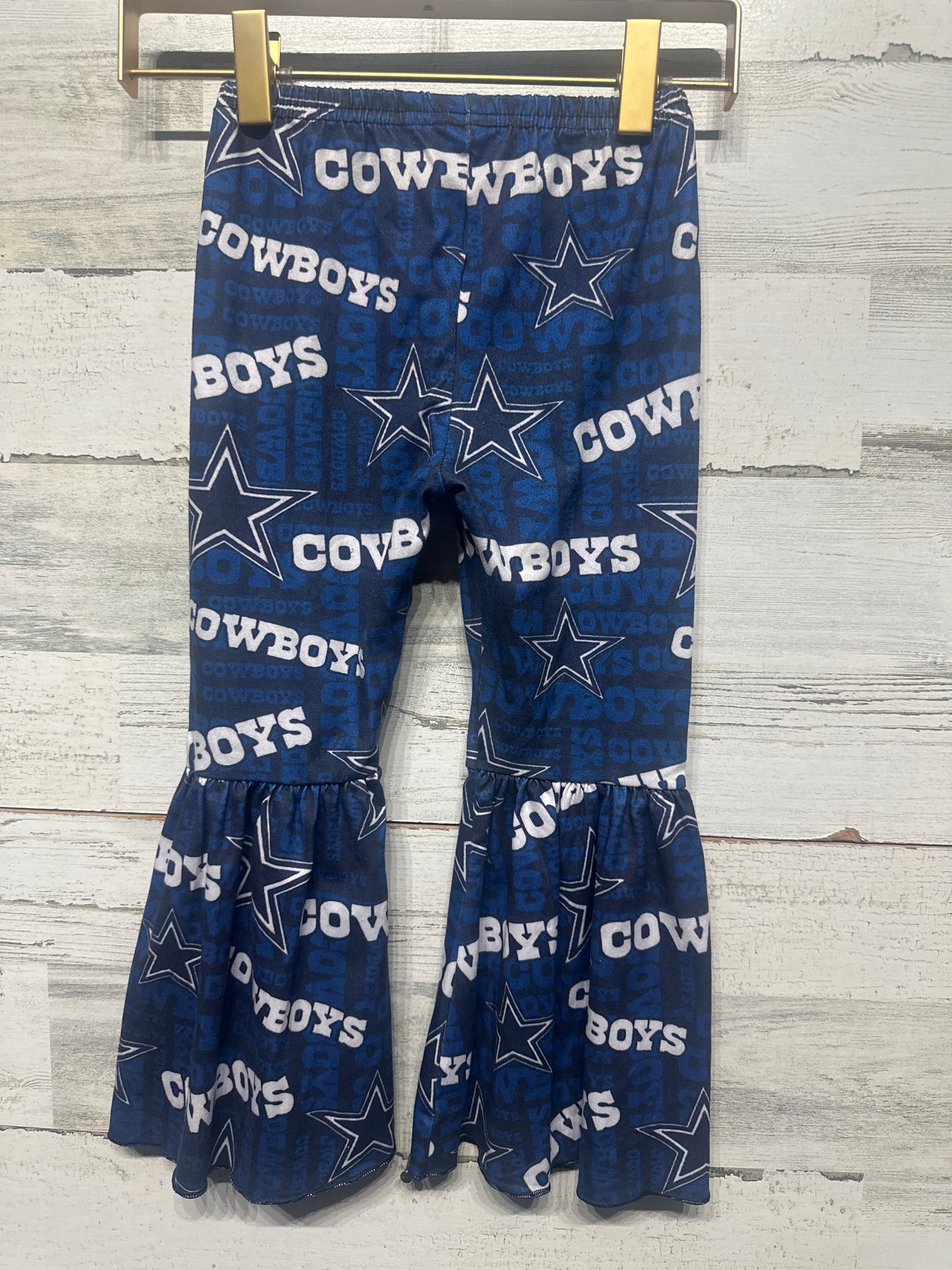 Size 3t Dallas Cowboys Ruffle Pants - Very Good Used Condition