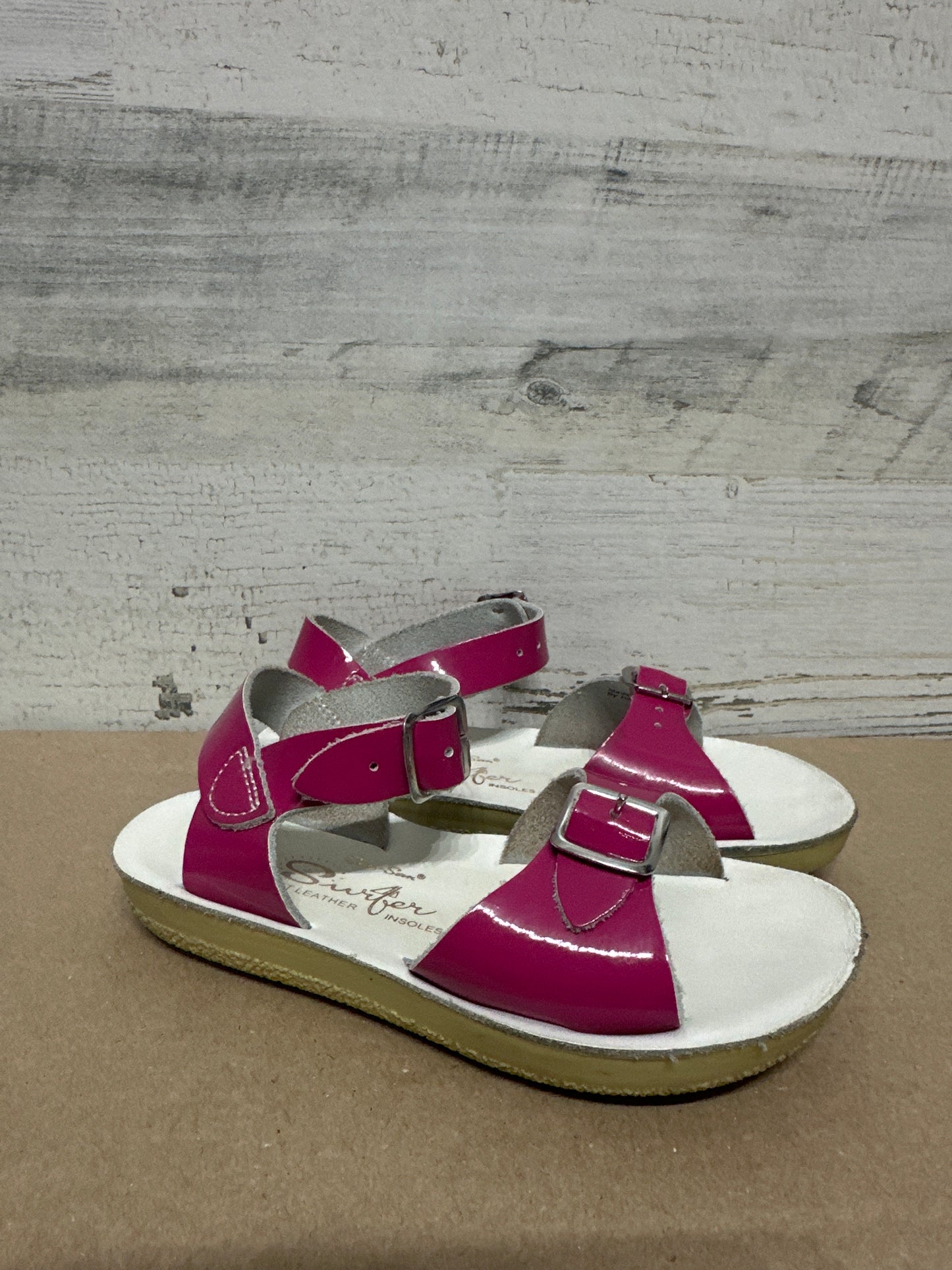Girls Size 9 Toddler Sun San Surfers Sandals - Good Used Condition