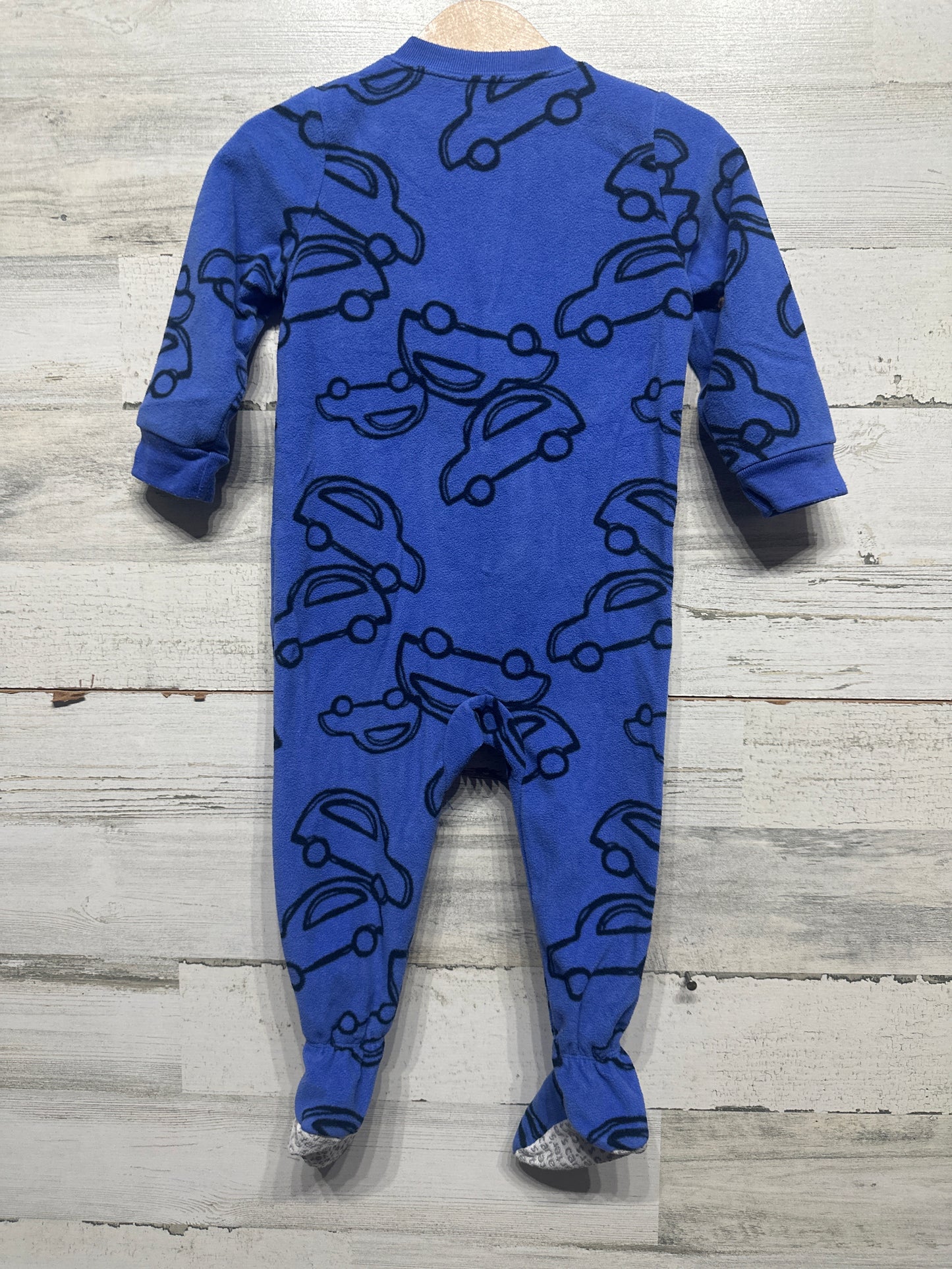 Boys Size 18m Carter’s Fleece Footed Sleeper - Good Used Condition