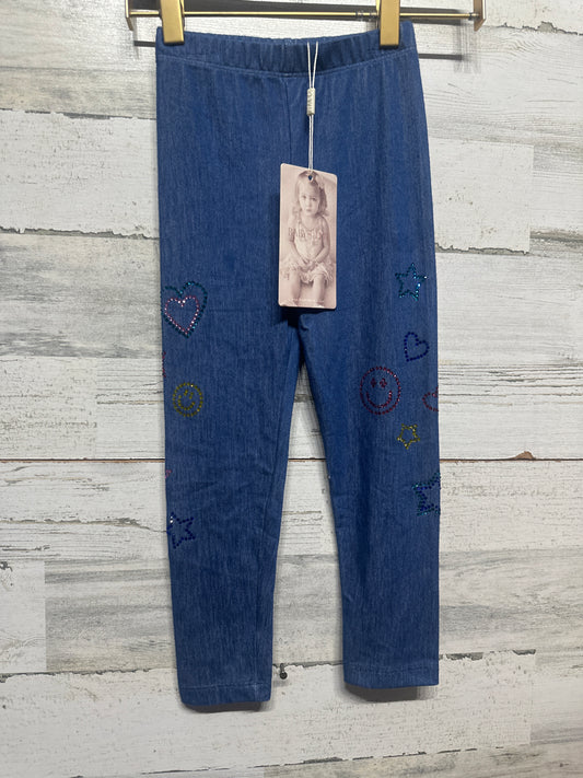 Size 4 Baby Sara Rhinestone Jeggings - New With Tags