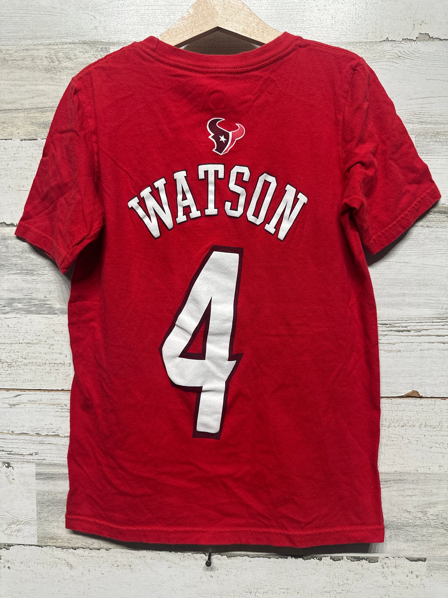 Boys Size Youth Small 8 NFL Houston Texans Watson Shirt - Very Good Used Condition