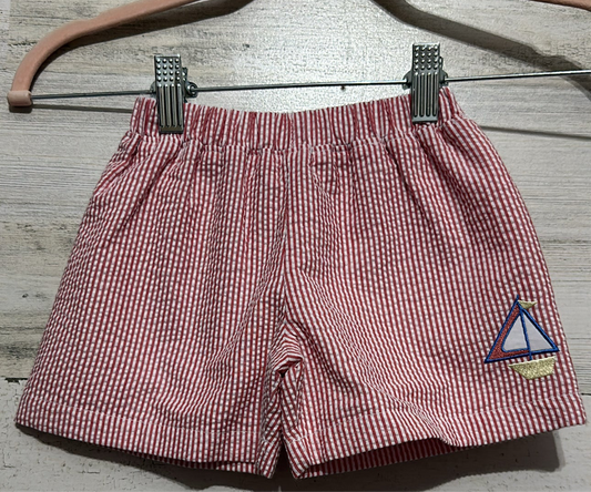 Boys Size 18/24m TBBC
Sailboat Applique Shorts - New With Tags