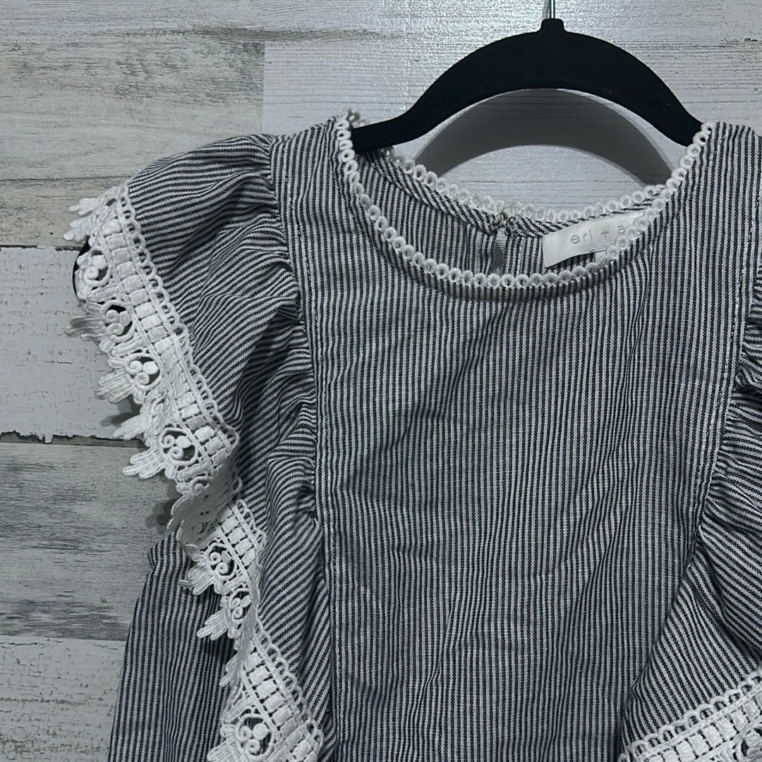 Women’s Size Small Eri + Ali / Anthropologie) striped shirt - good used condition