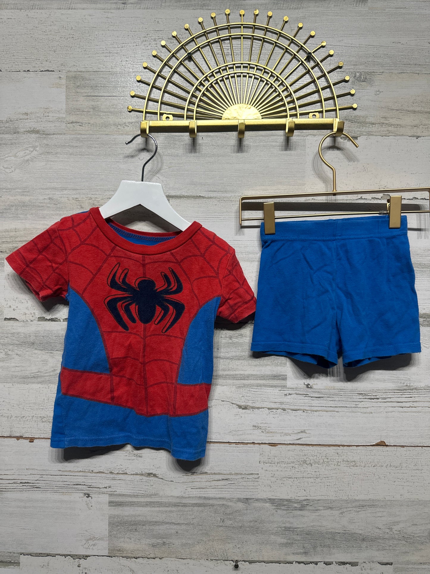 Boys Size 5t Spiderman Pajama Set - Good Used Condition*