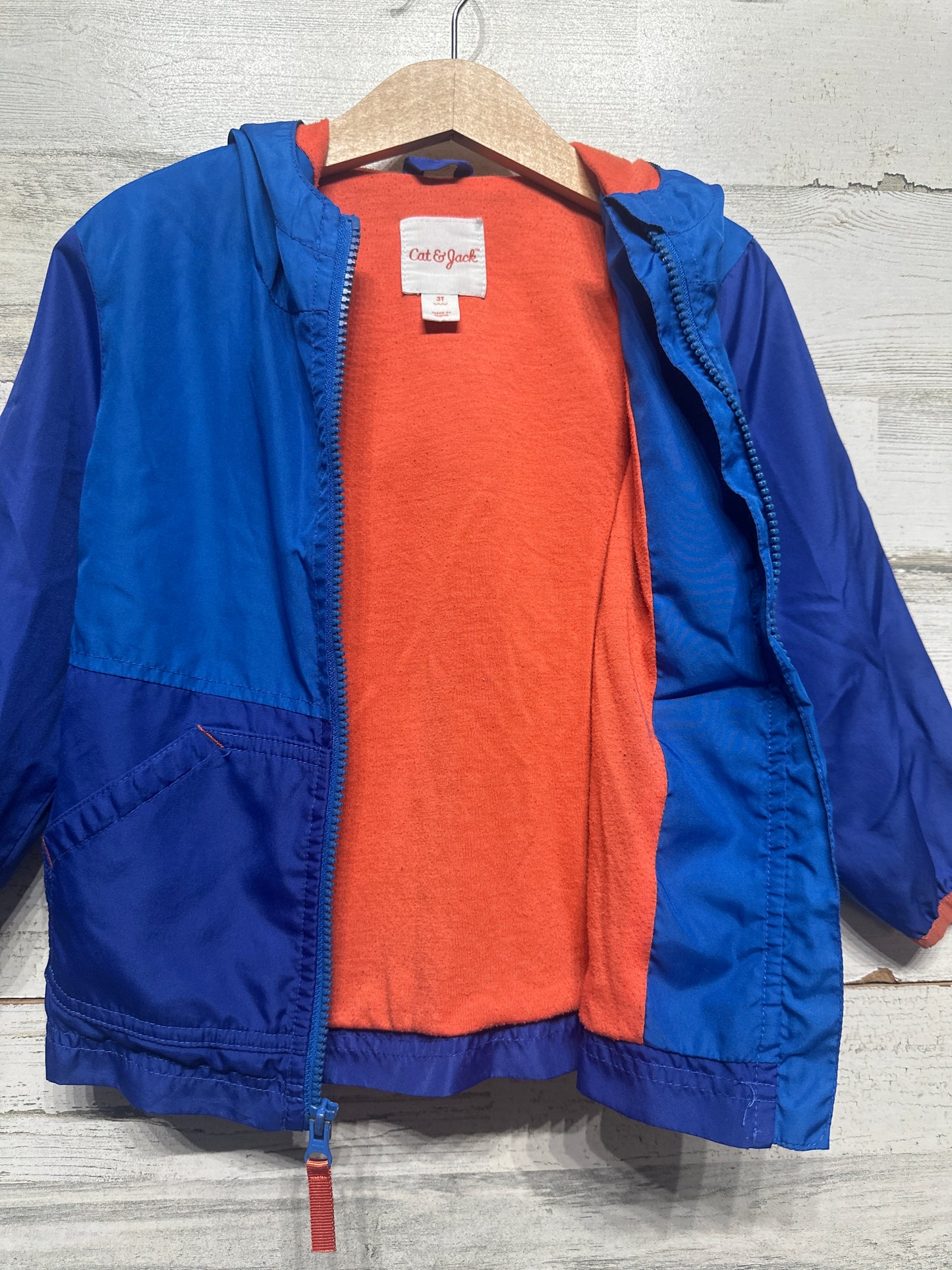 Size 3t Cat and Jack Lightweight Hooded Jacket - Very Good Used Condition