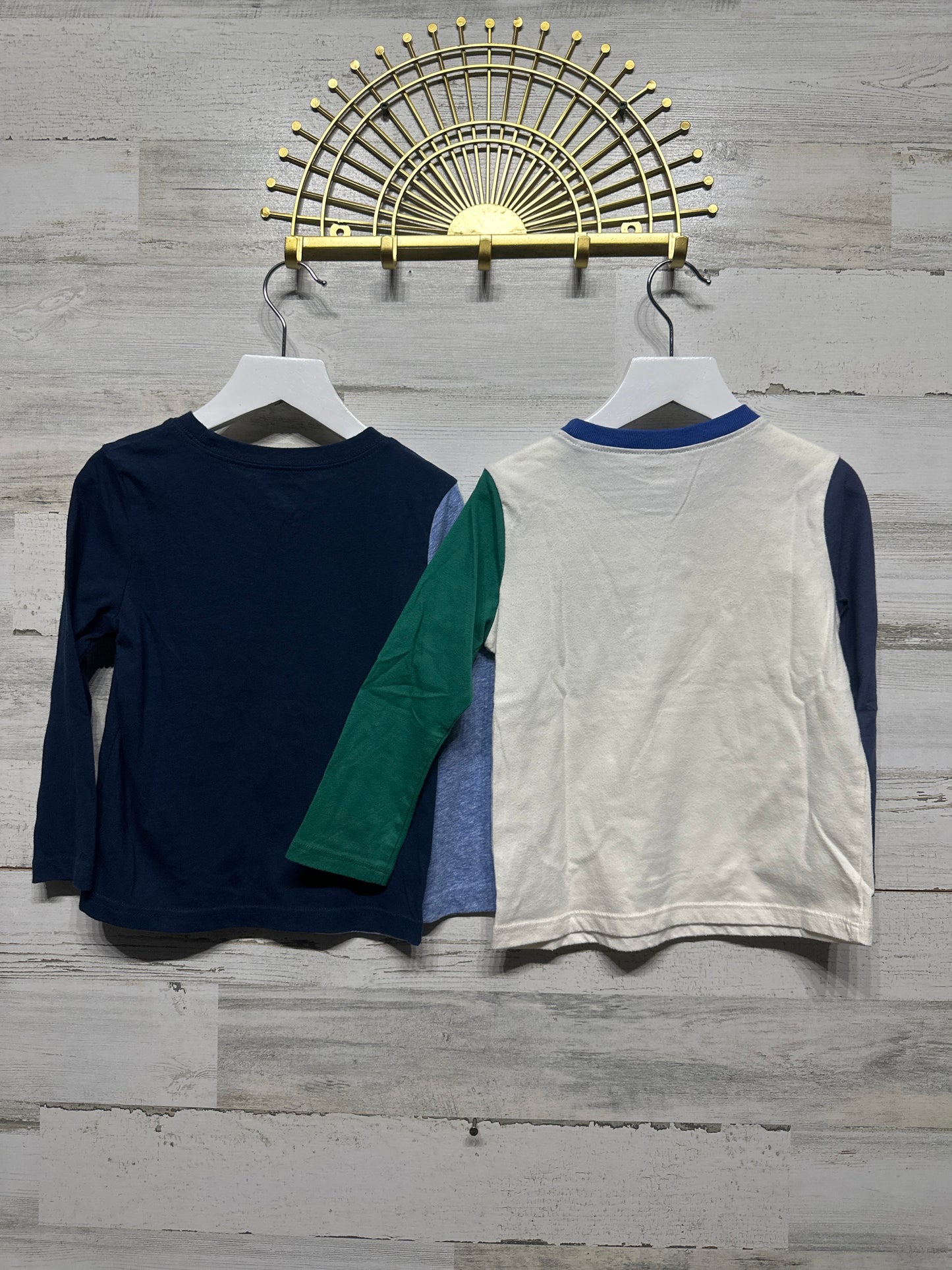 Boys Size 4t Long Sleeve Shirts Lot (2 Pieces) - Good Used Condition