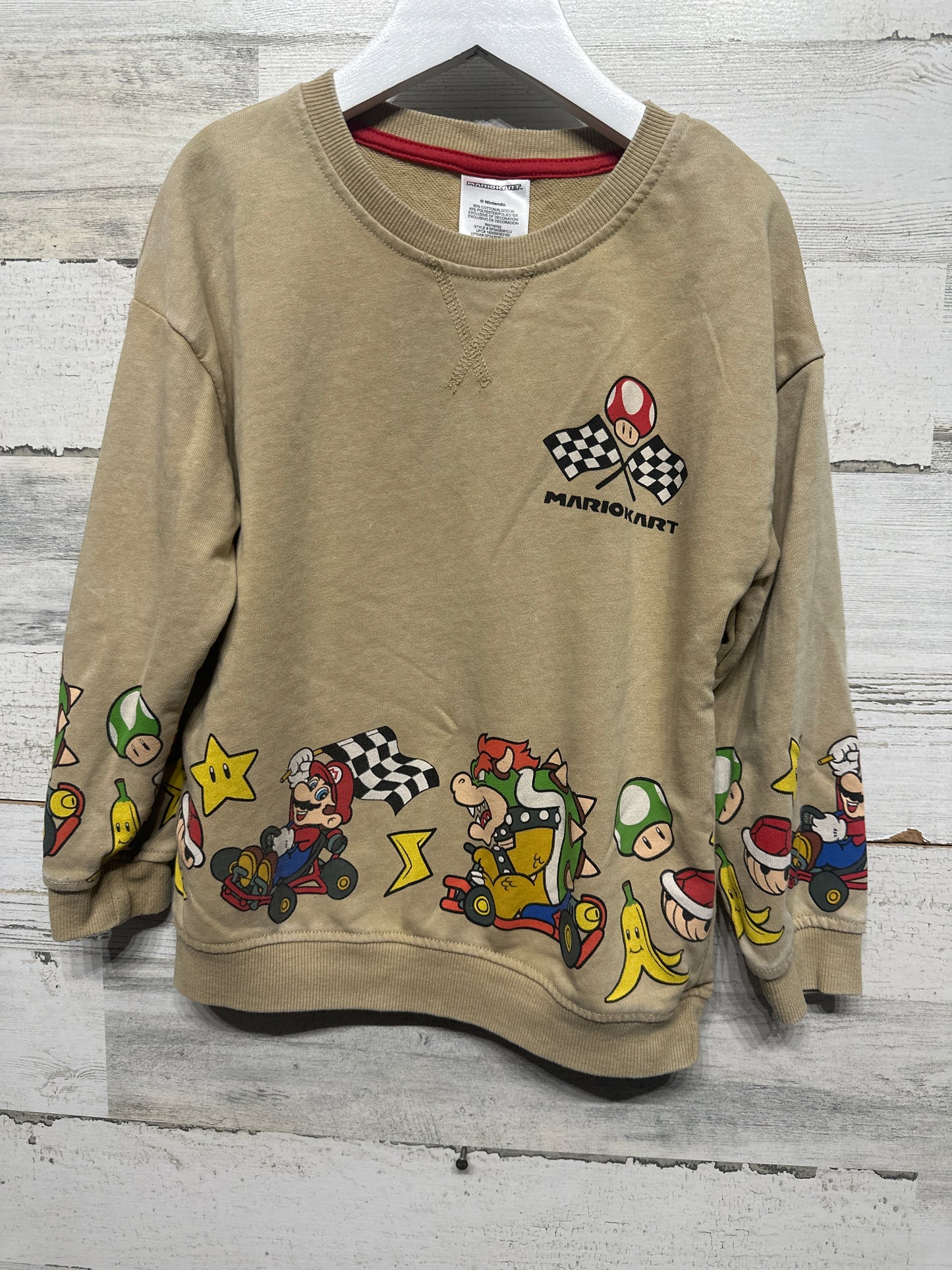 Boys Size 5t Nintendo MarioKart Sweatshirt - Good Used Condition