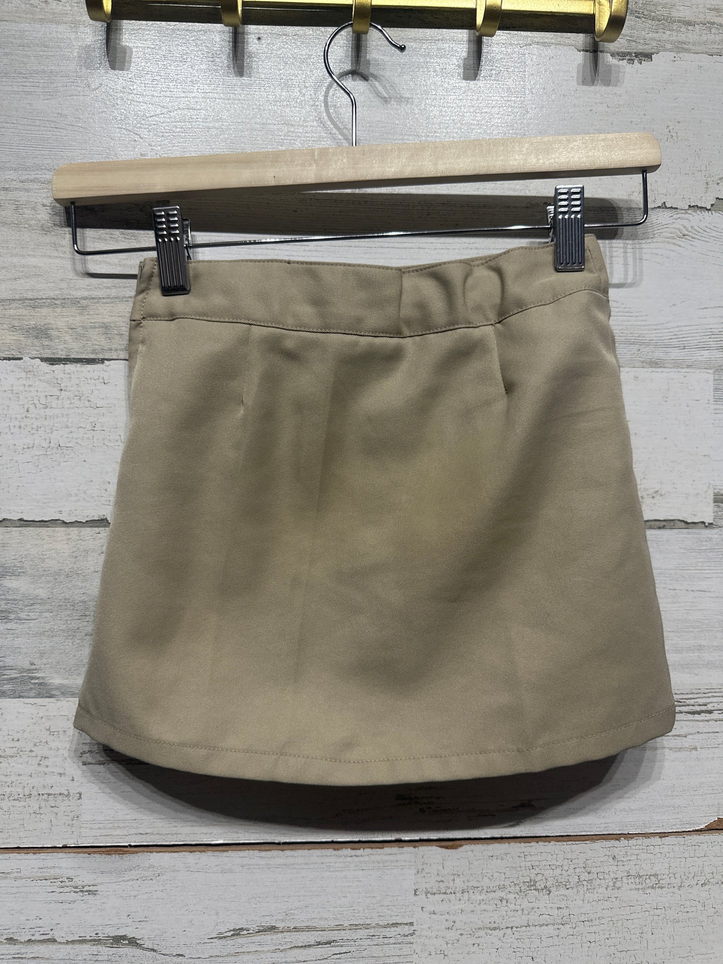Girls Size 4 French Toast Khaki Skort - Good Used Condition